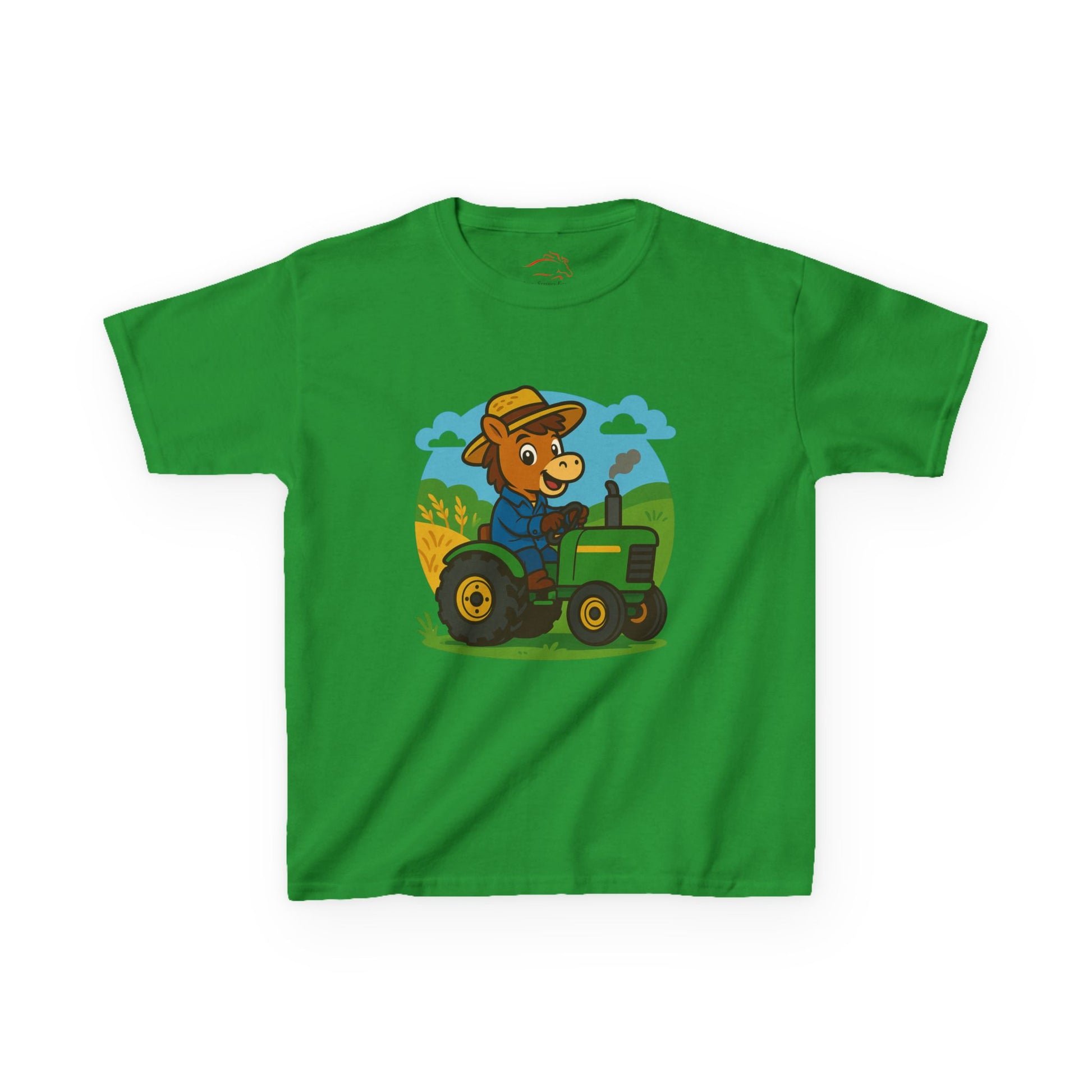 Buck the Bold Tractor Tee – Kids Heavy Cotton™ T-Shirt
