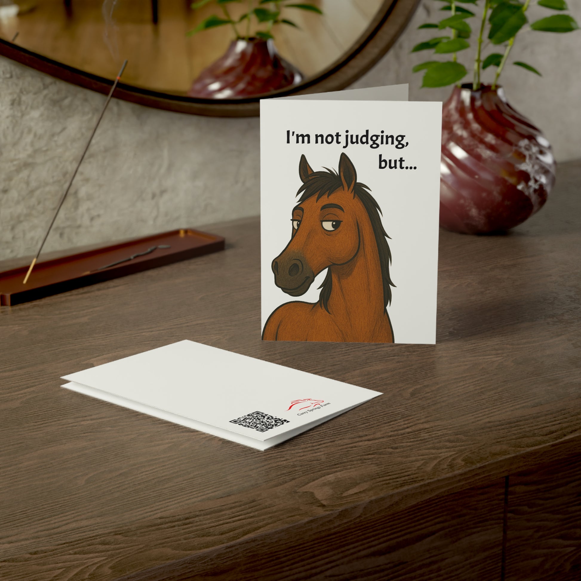 I'm Not Judging, But (Happy Birthday Card)