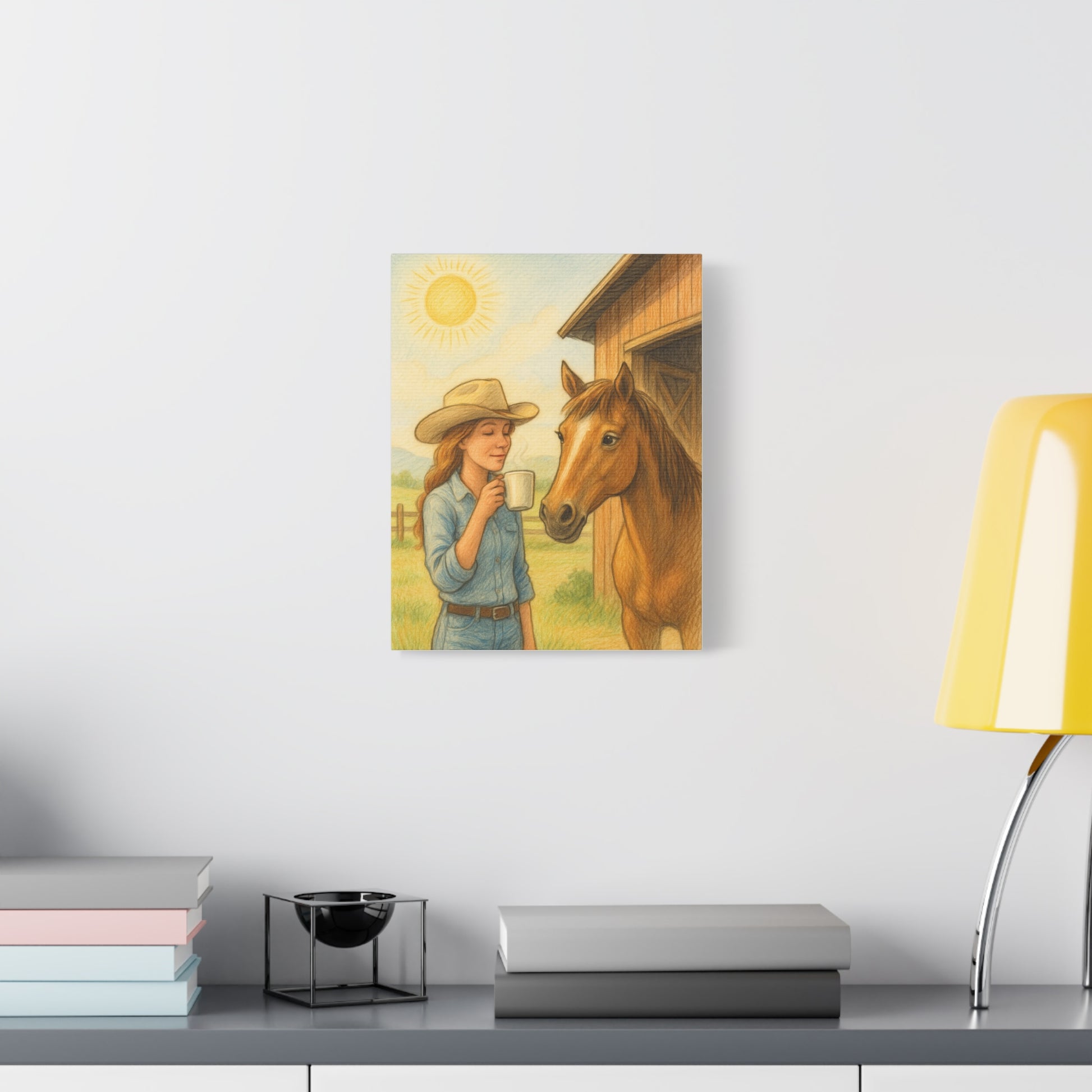 First Light Coffee Canvas Art