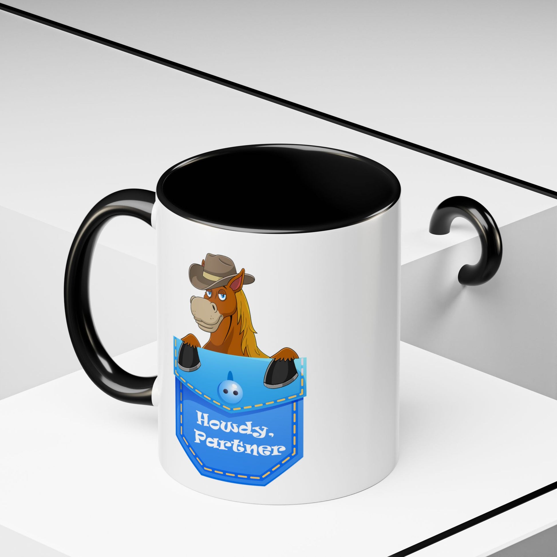 Howdy Partner Pocker Pony Coffee Mug