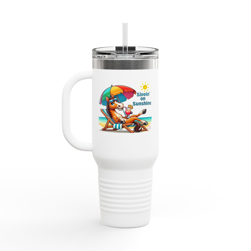 Sunny Vibes Insulated Travel Mug, 40oz