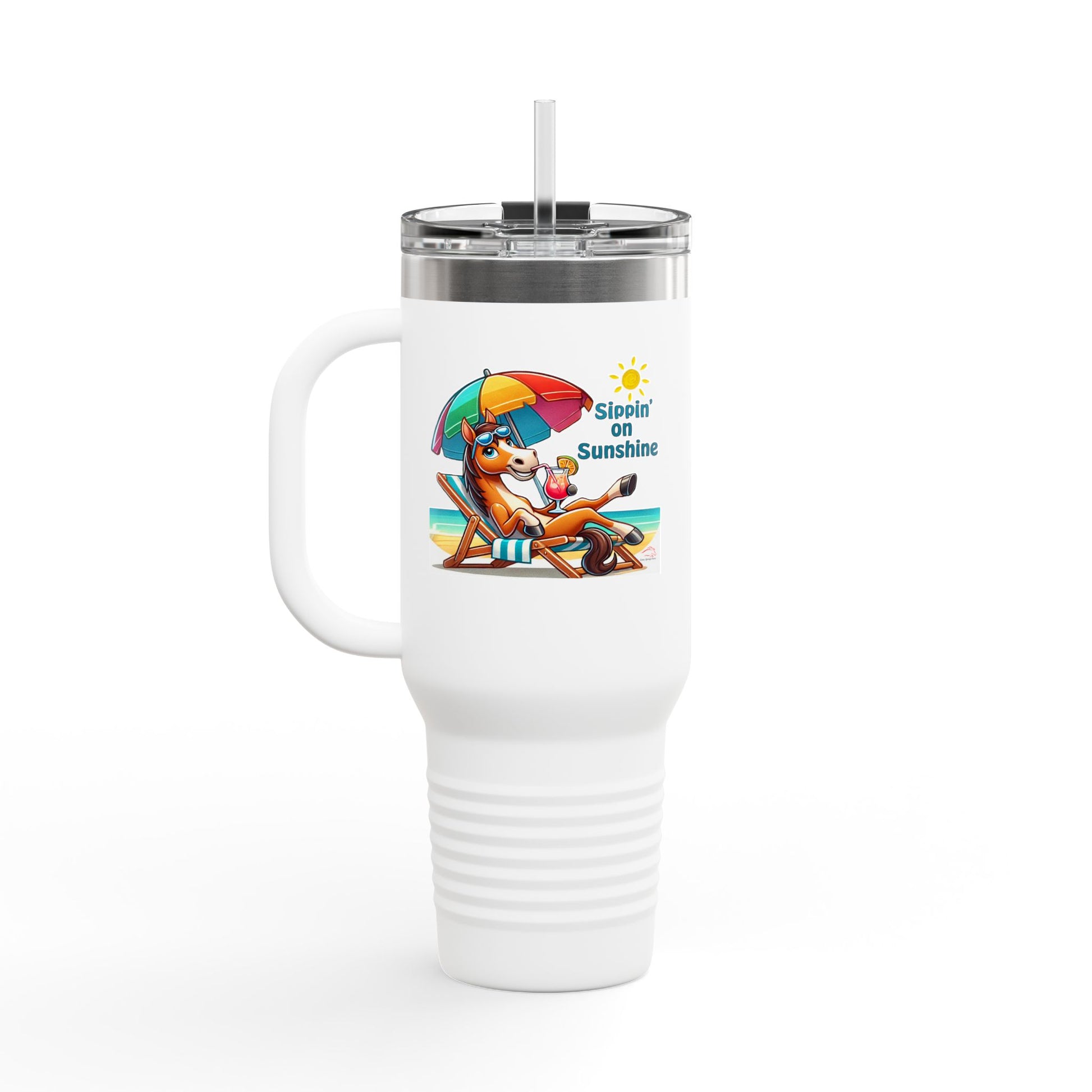 Sunny Vibes Insulated Travel Mug, 40oz
