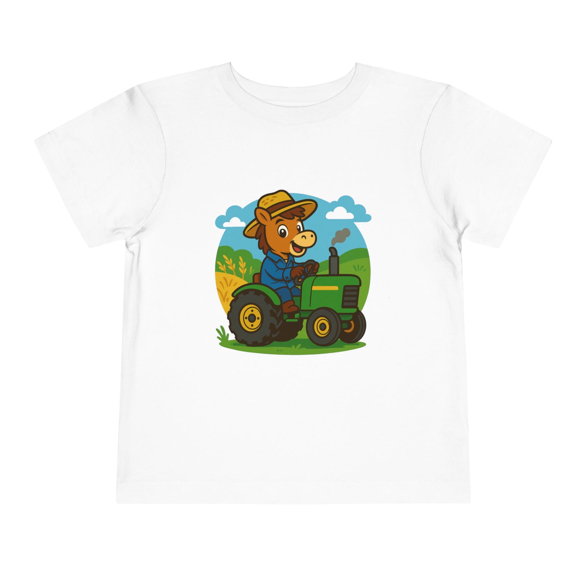 Buck on a Tractor – Toddler T-Shirt