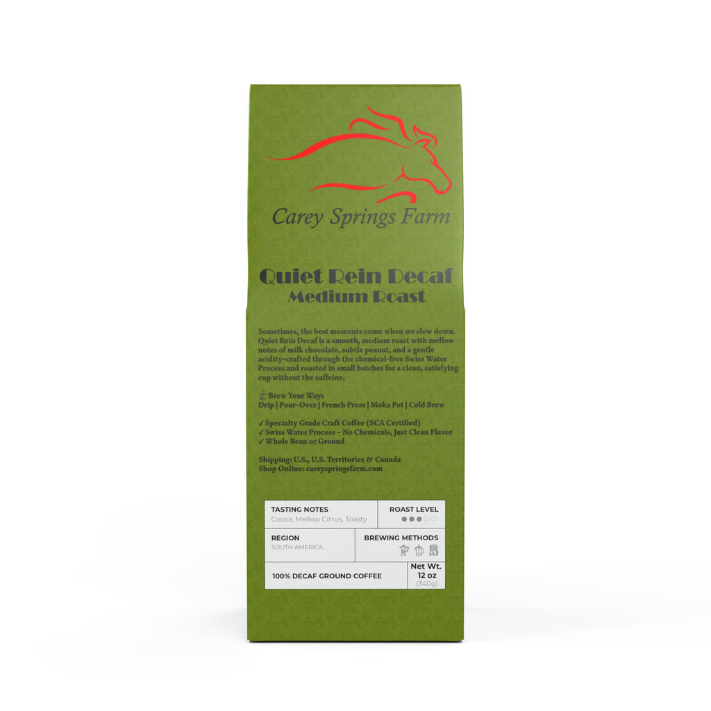 Quiet Rein Decaf Coffee Blend (Medium Roast)