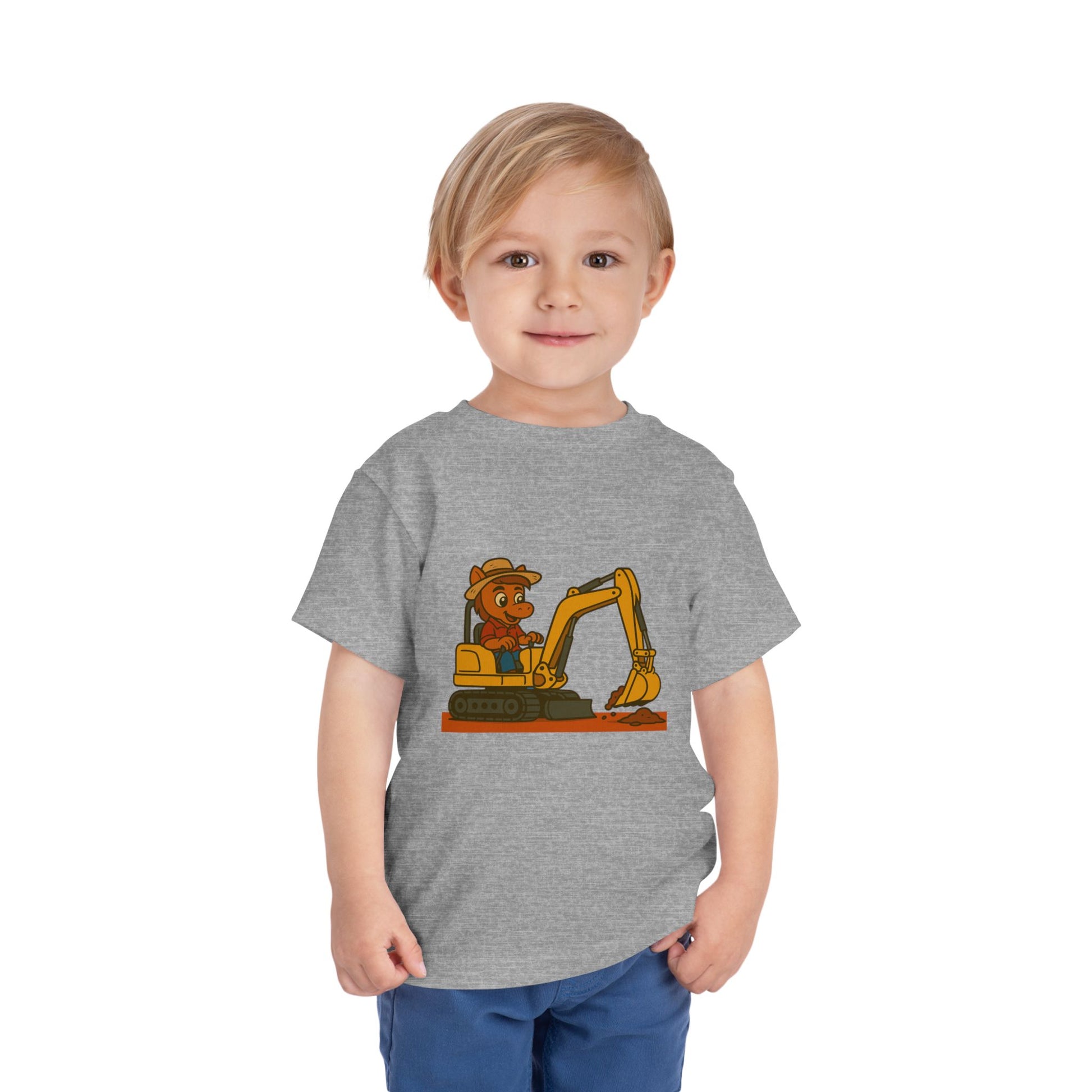 Buck on the Excavator – Toddler T-Shirt