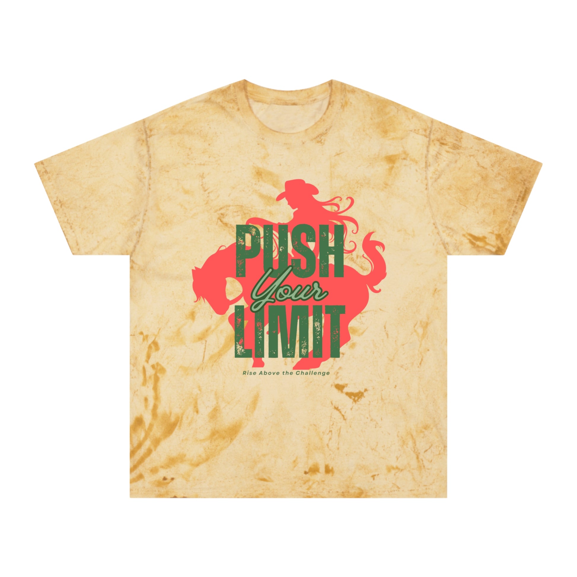 Push Your Limit Color Blast Motivational T-Shirt