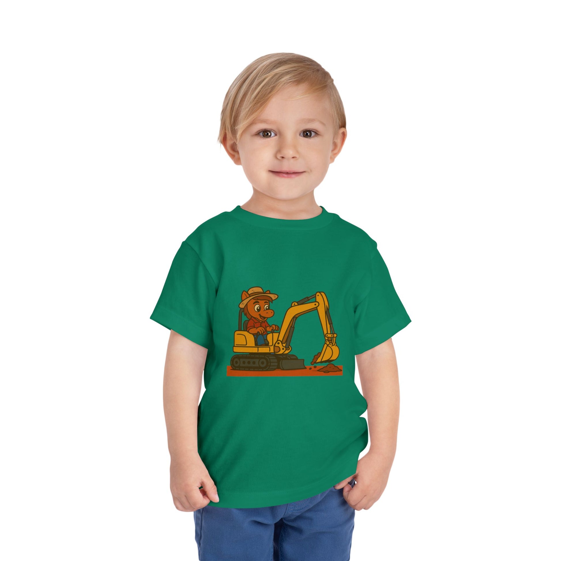 Buck on the Excavator – Toddler T-Shirt