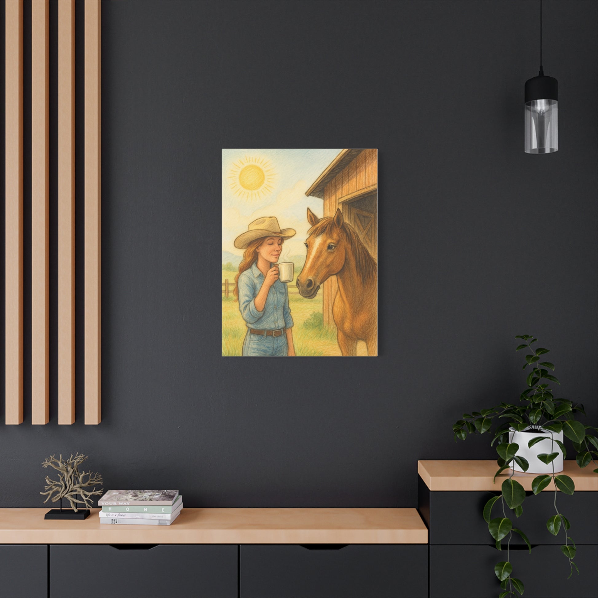 First Light Coffee Canvas Art