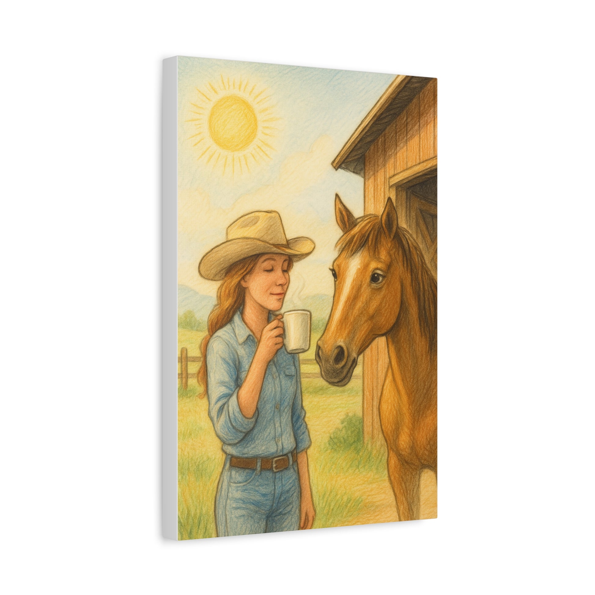First Light Coffee Canvas Art
