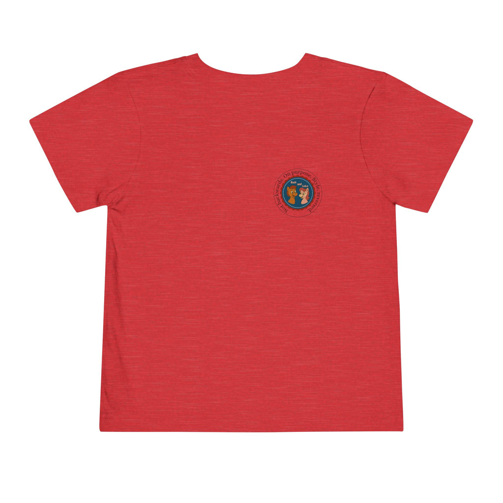 Buck on a Tractor – Toddler T-Shirt