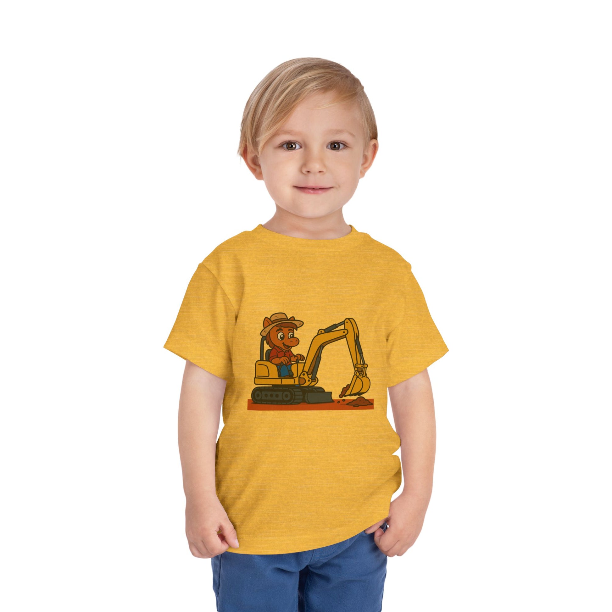 Buck on the Excavator – Toddler T-Shirt