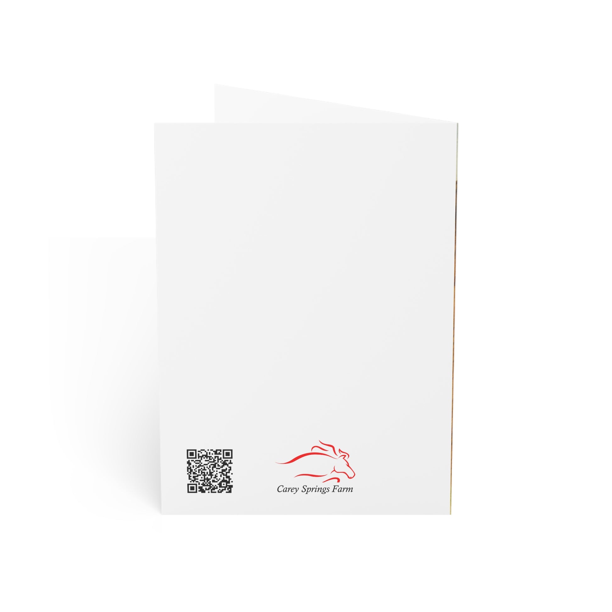 Rustic Horse Themed Thank You Card