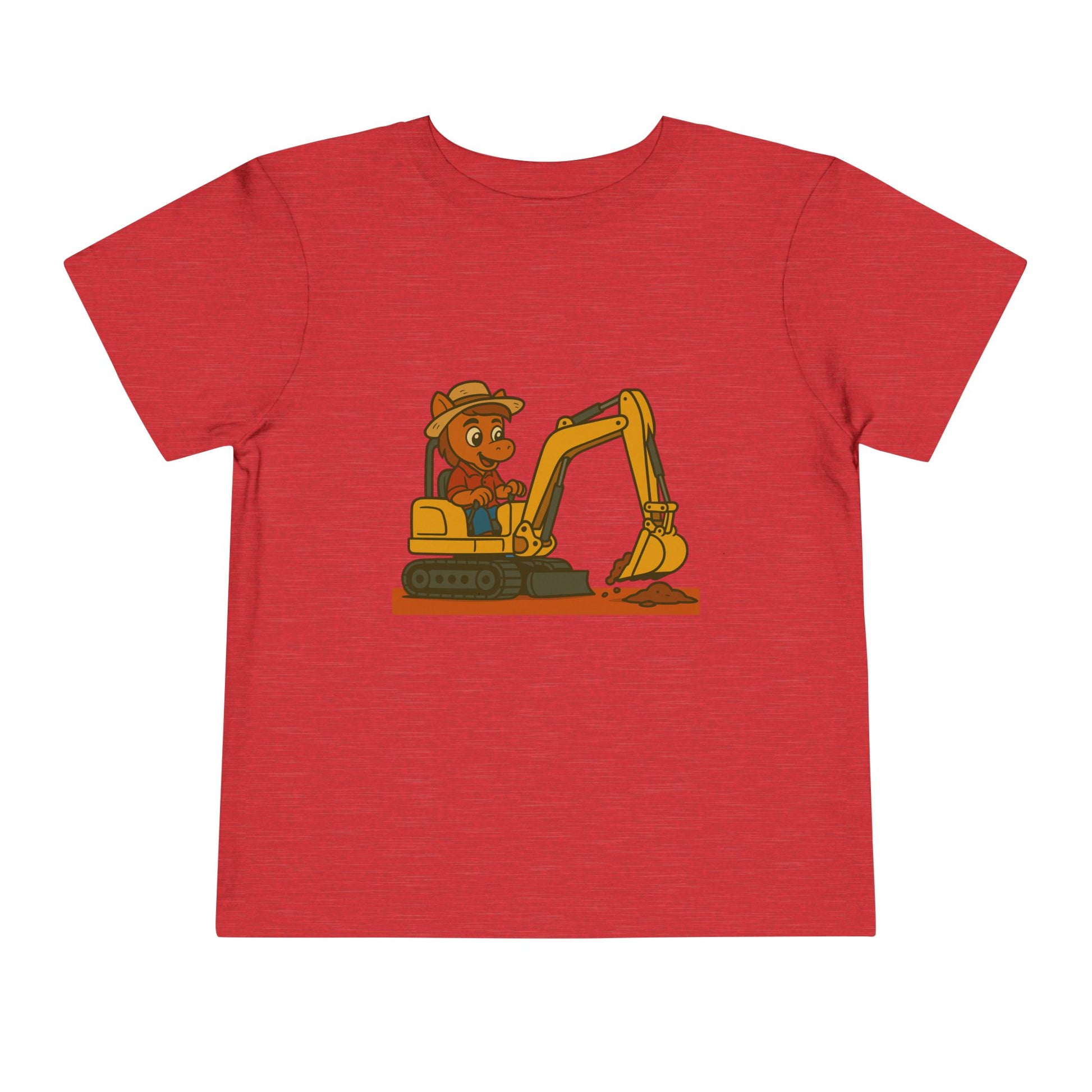 Buck on the Excavator – Toddler T-Shirt
