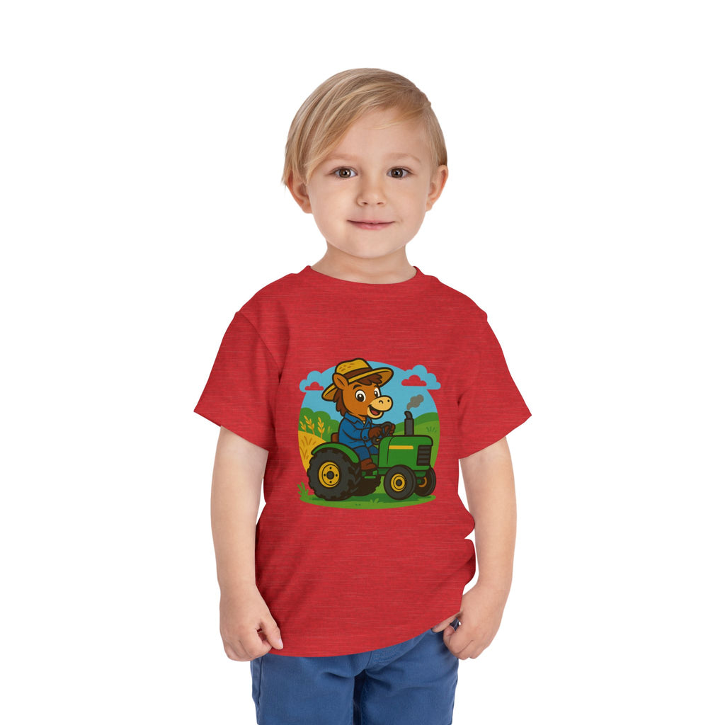 Buck on a Tractor – Toddler T-Shirt