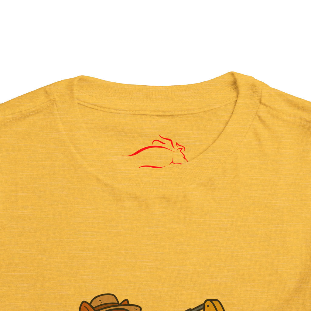 Buck on the Excavator – Toddler T-Shirt