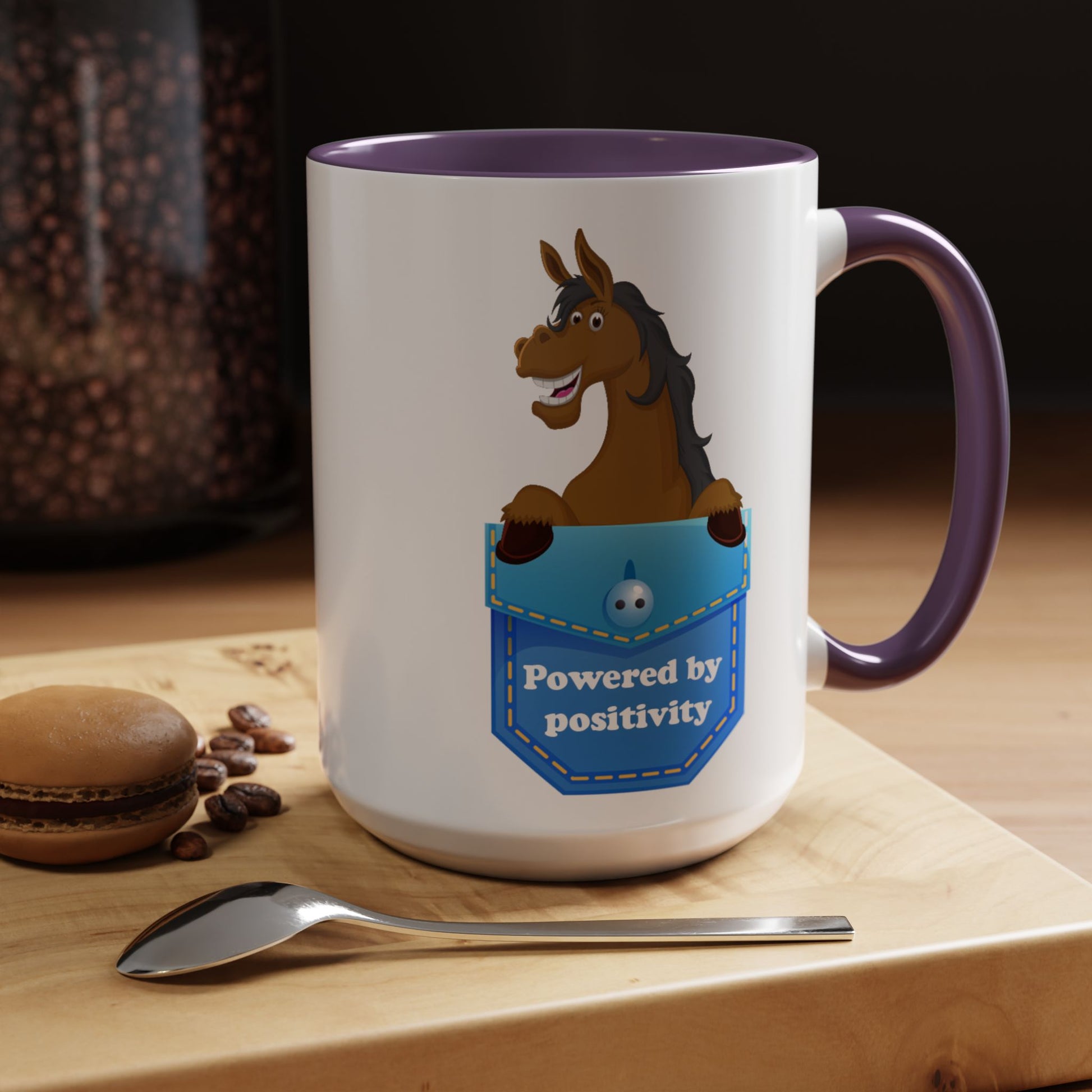 Powered by Positivity Pocket Pony Mug