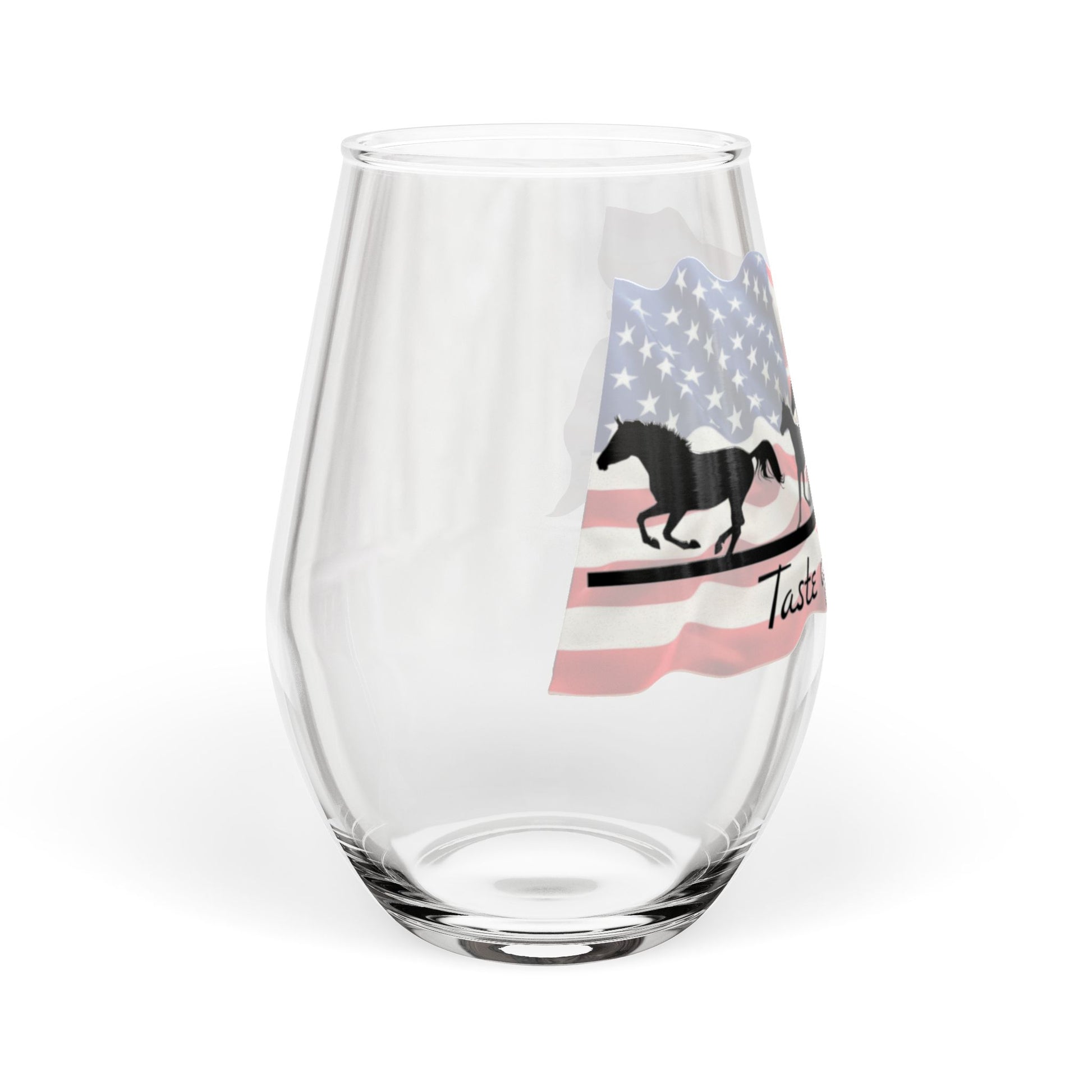 Taste of Freedom Stemless Wine Glass