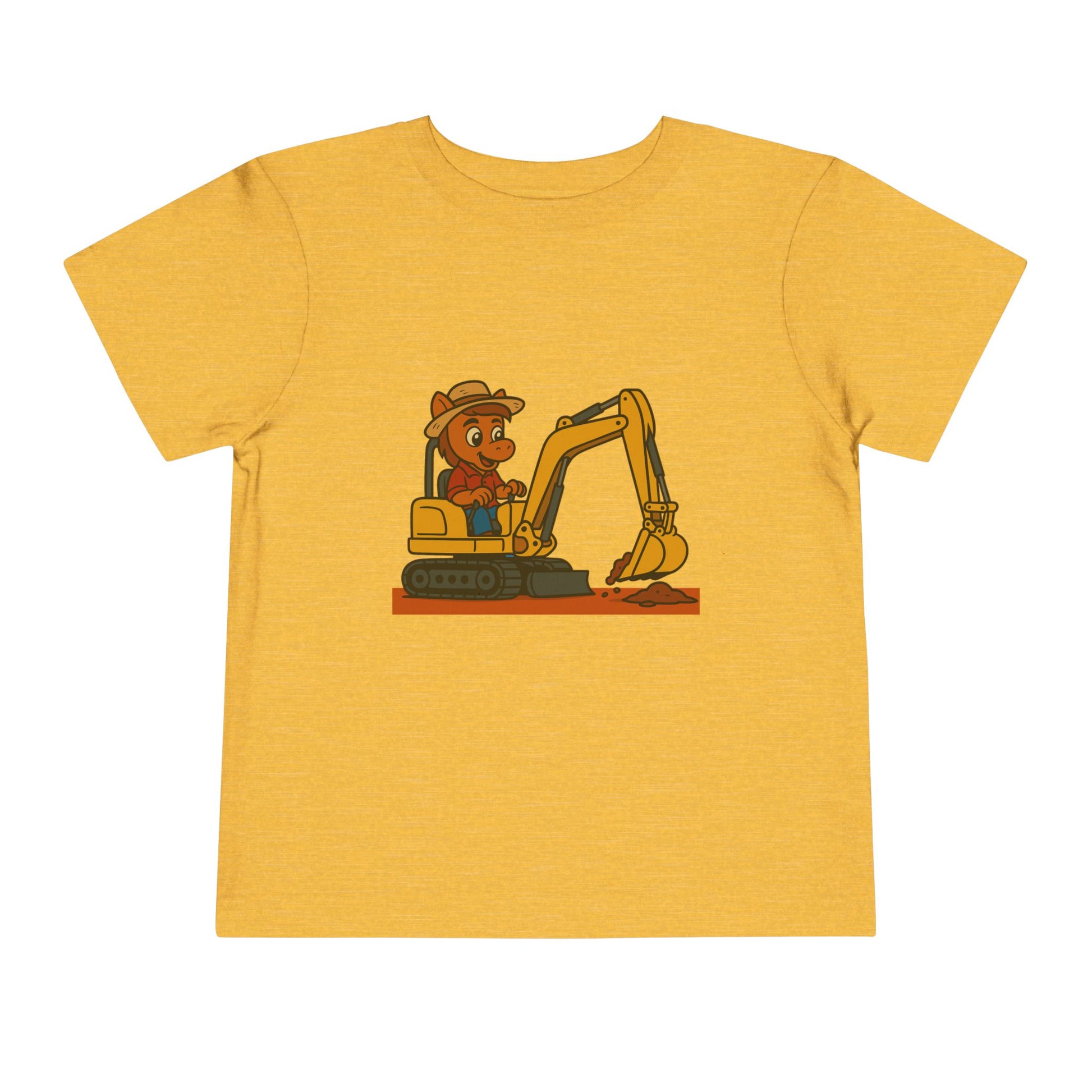 Buck on the Excavator – Toddler T-Shirt