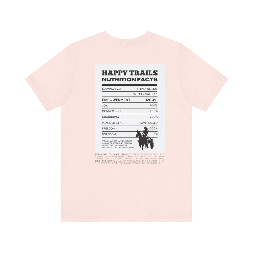 Trail Ride Nutrition Facts Tee