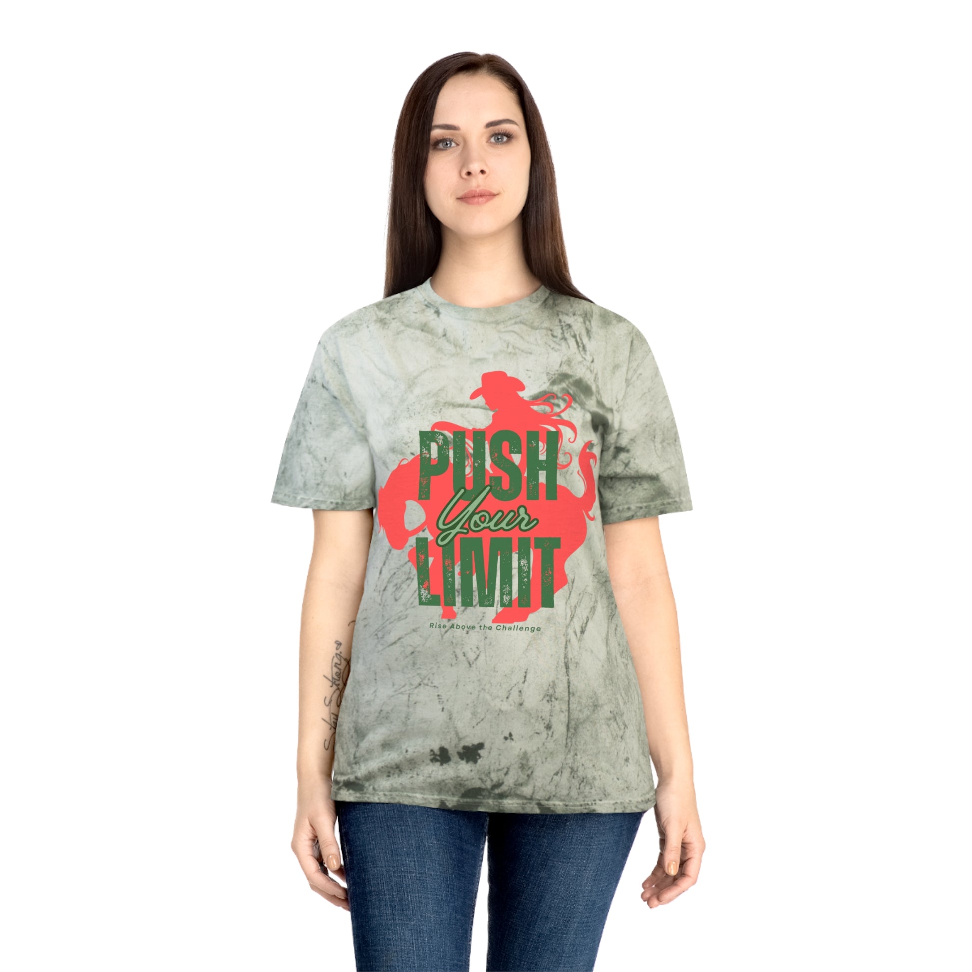 Push Your Limit Color Blast Motivational T-Shirt