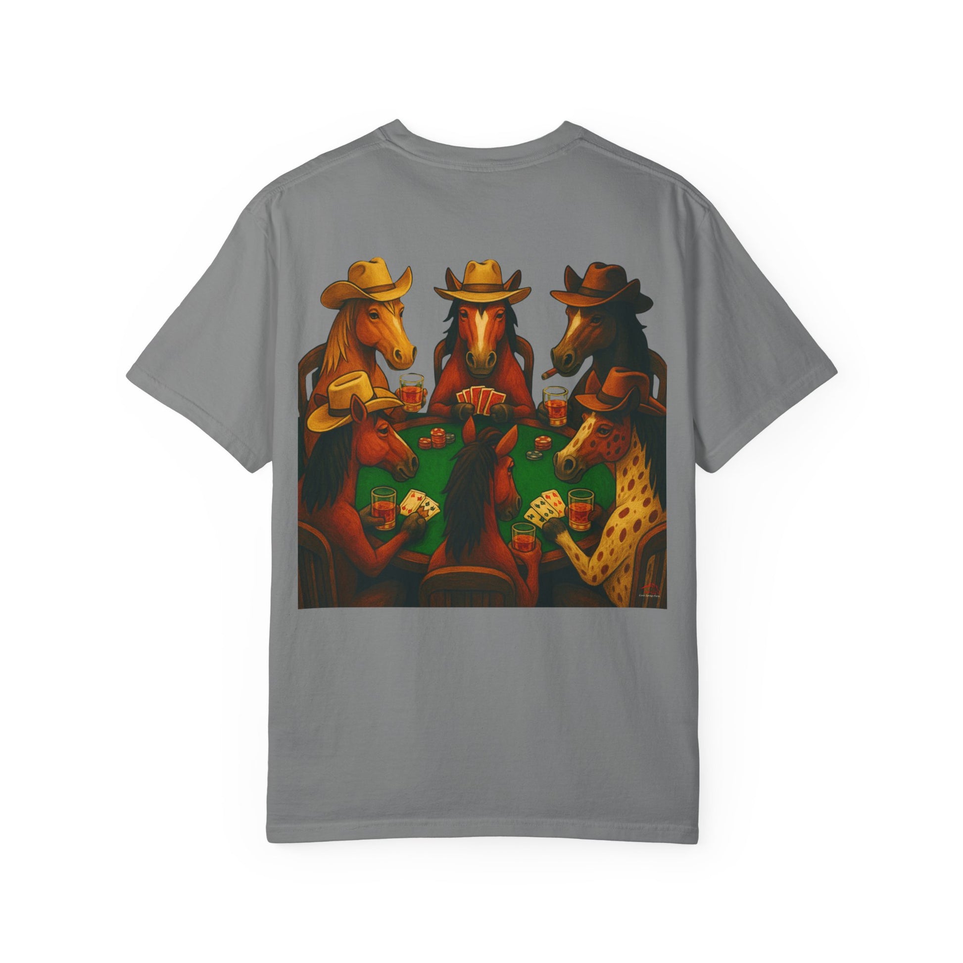 High Stakes and Hoof Beats Unisex Garment-Dyed T-shirt