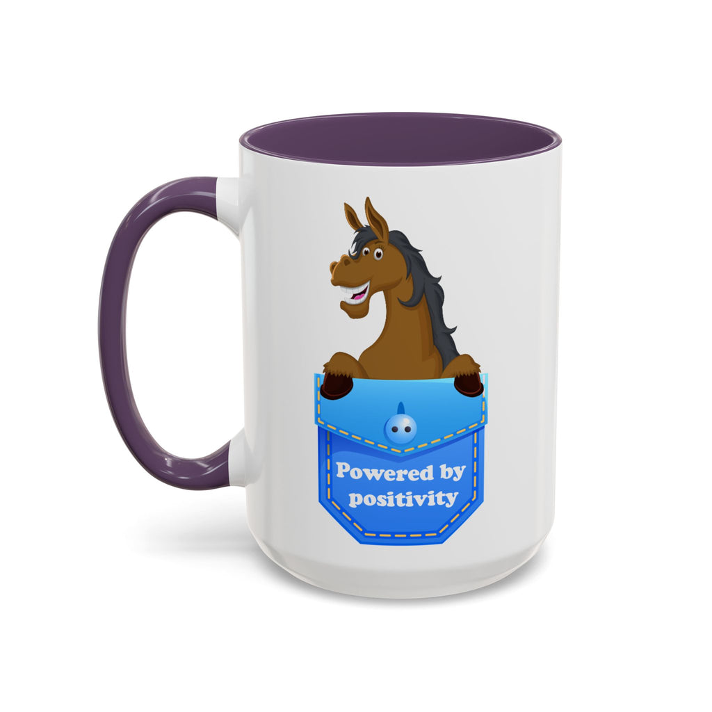 Powered by Positivity Pocket Pony Mug