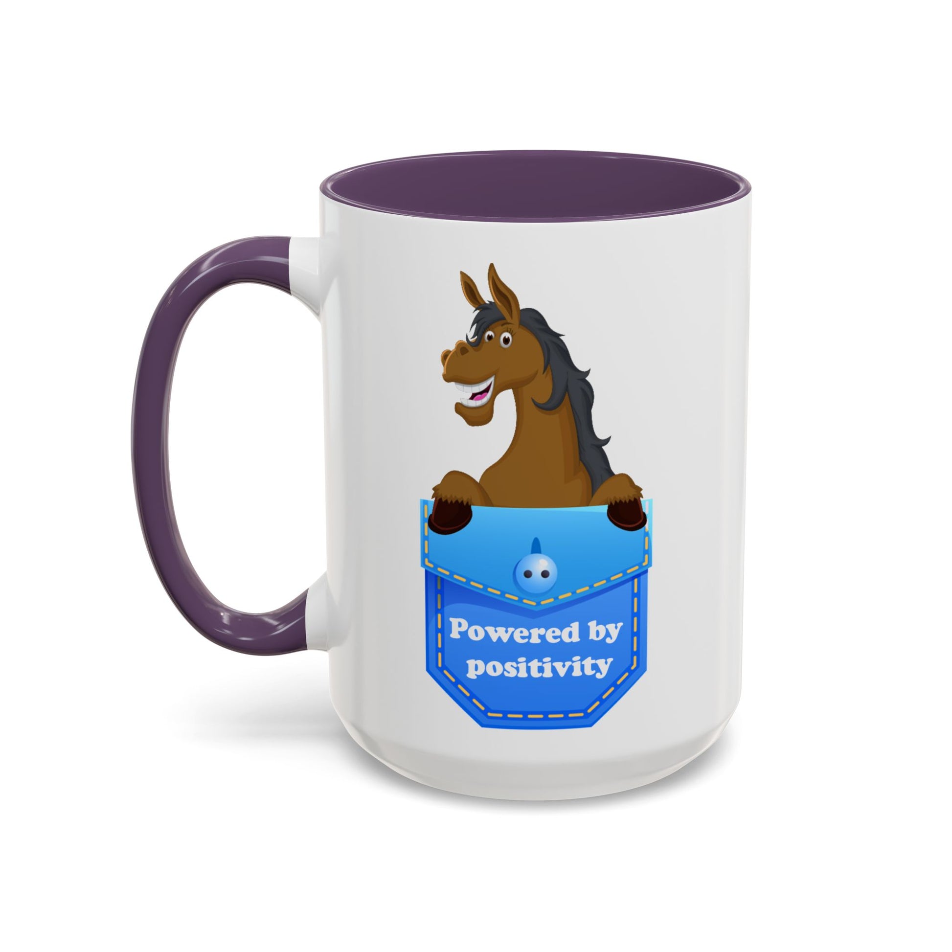 Powered by Positivity Pocket Pony Mug