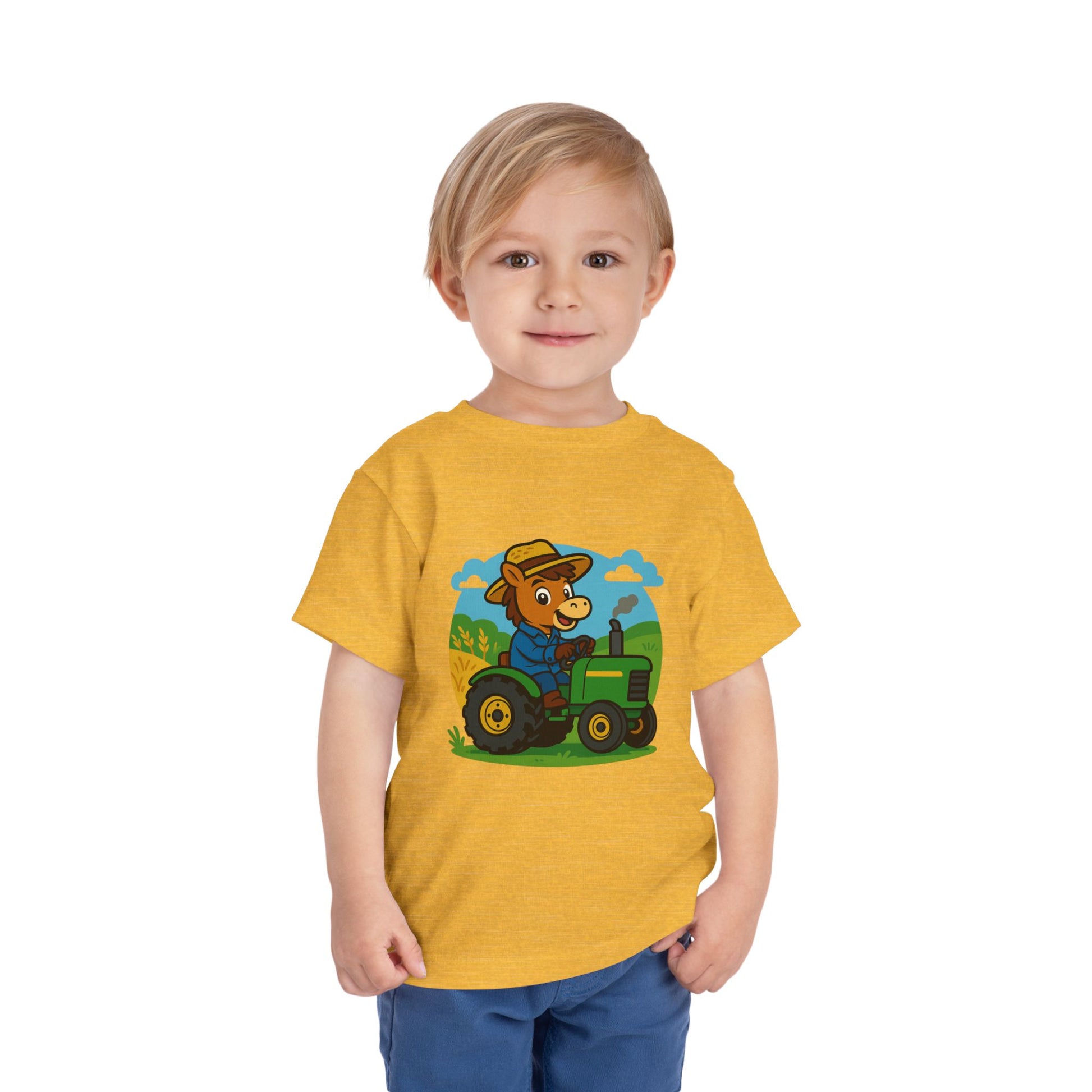 Buck on a Tractor – Toddler T-Shirt