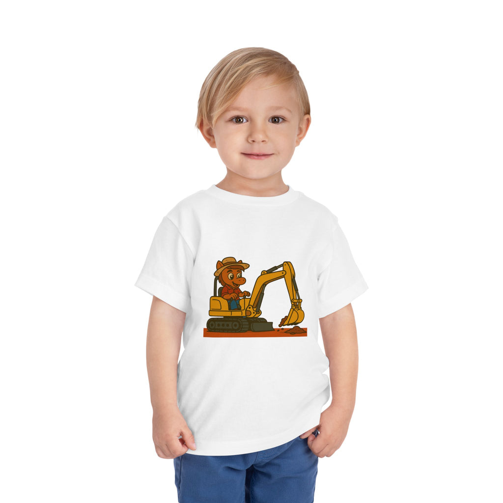 Buck on the Excavator – Toddler T-Shirt