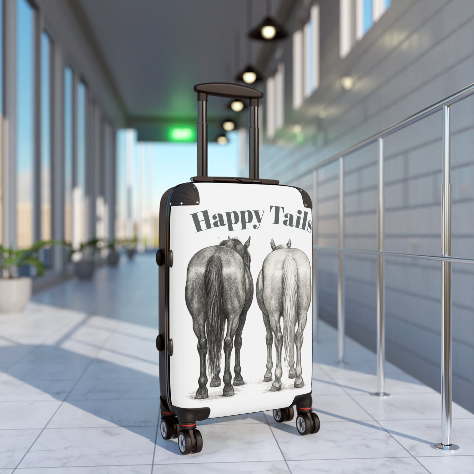 Happy Tails Horse-Themed Luggage