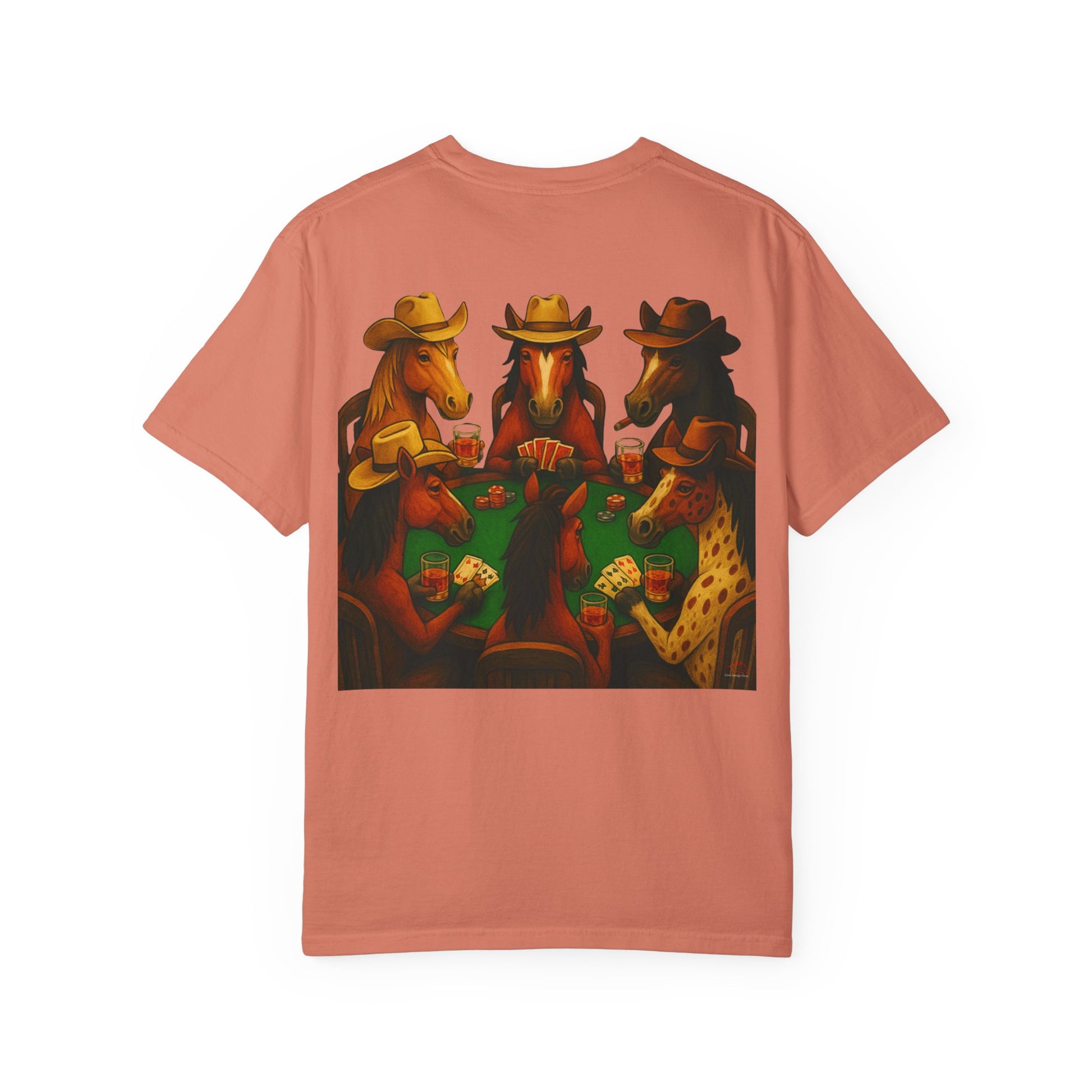 High Stakes and Hoof Beats Unisex Garment-Dyed T-shirt