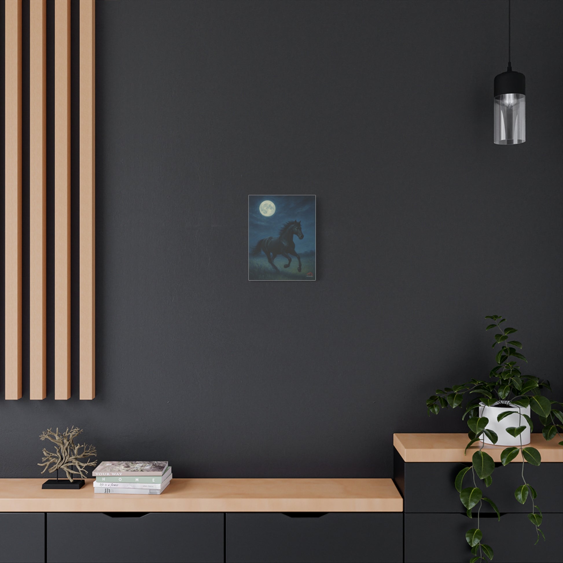 Midnight Canter – Stretched Canvas Wall Art