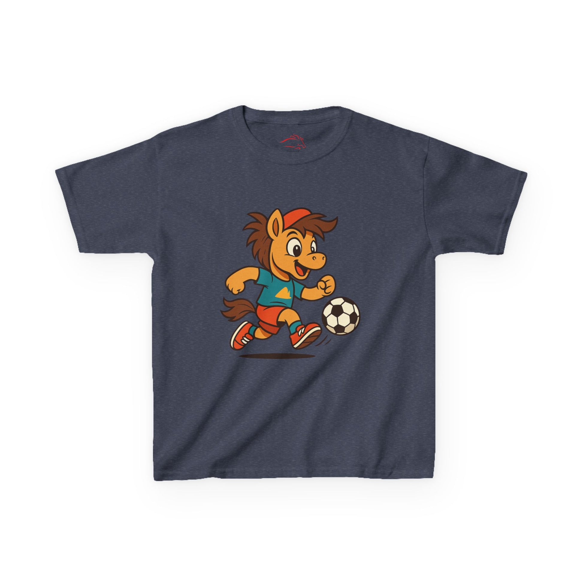 Buck Plays Soccer Tee – Kids Heavy Cotton™ T-Shirt