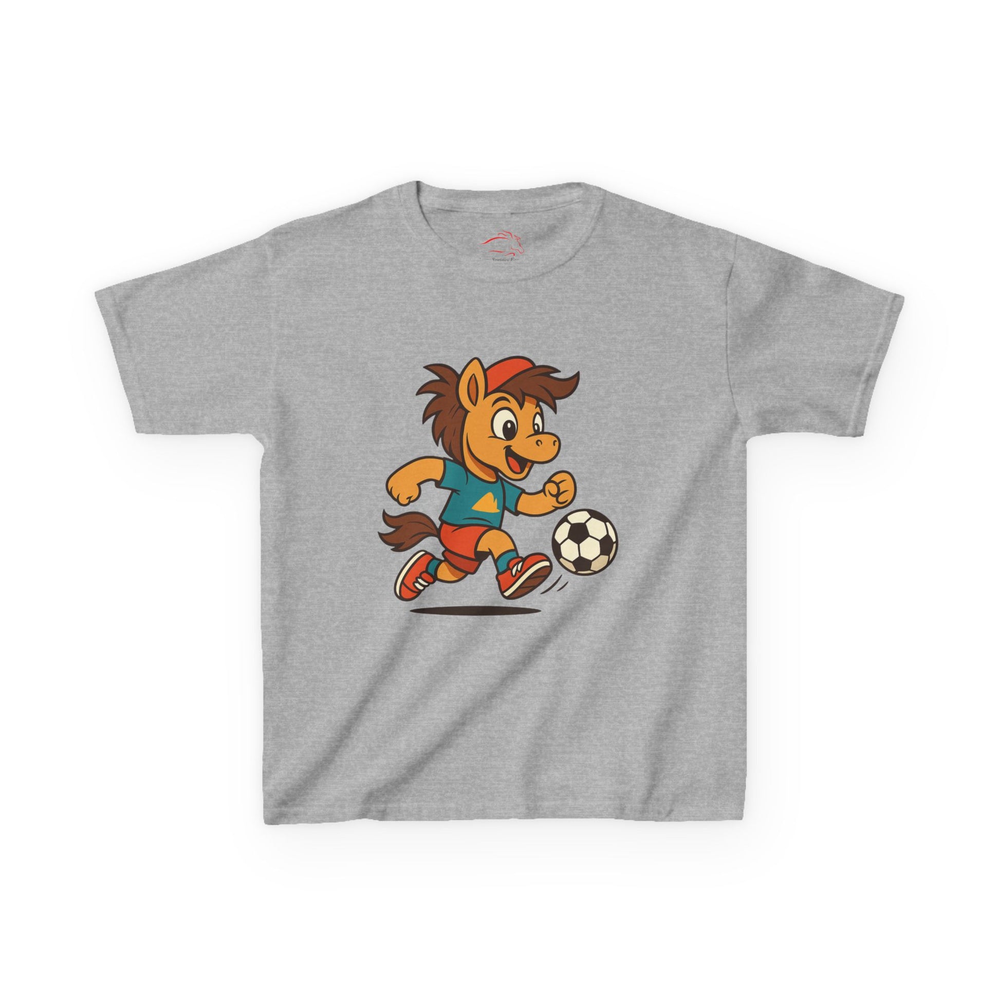 Buck Plays Soccer Tee – Kids Heavy Cotton™ T-Shirt