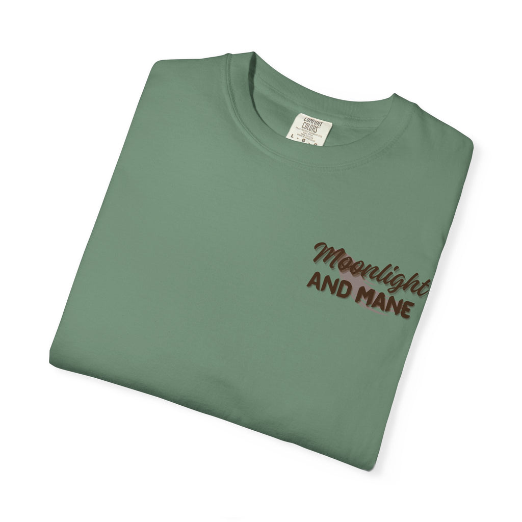 High Stakes and Hoof Beats Unisex Garment-Dyed T-shirt