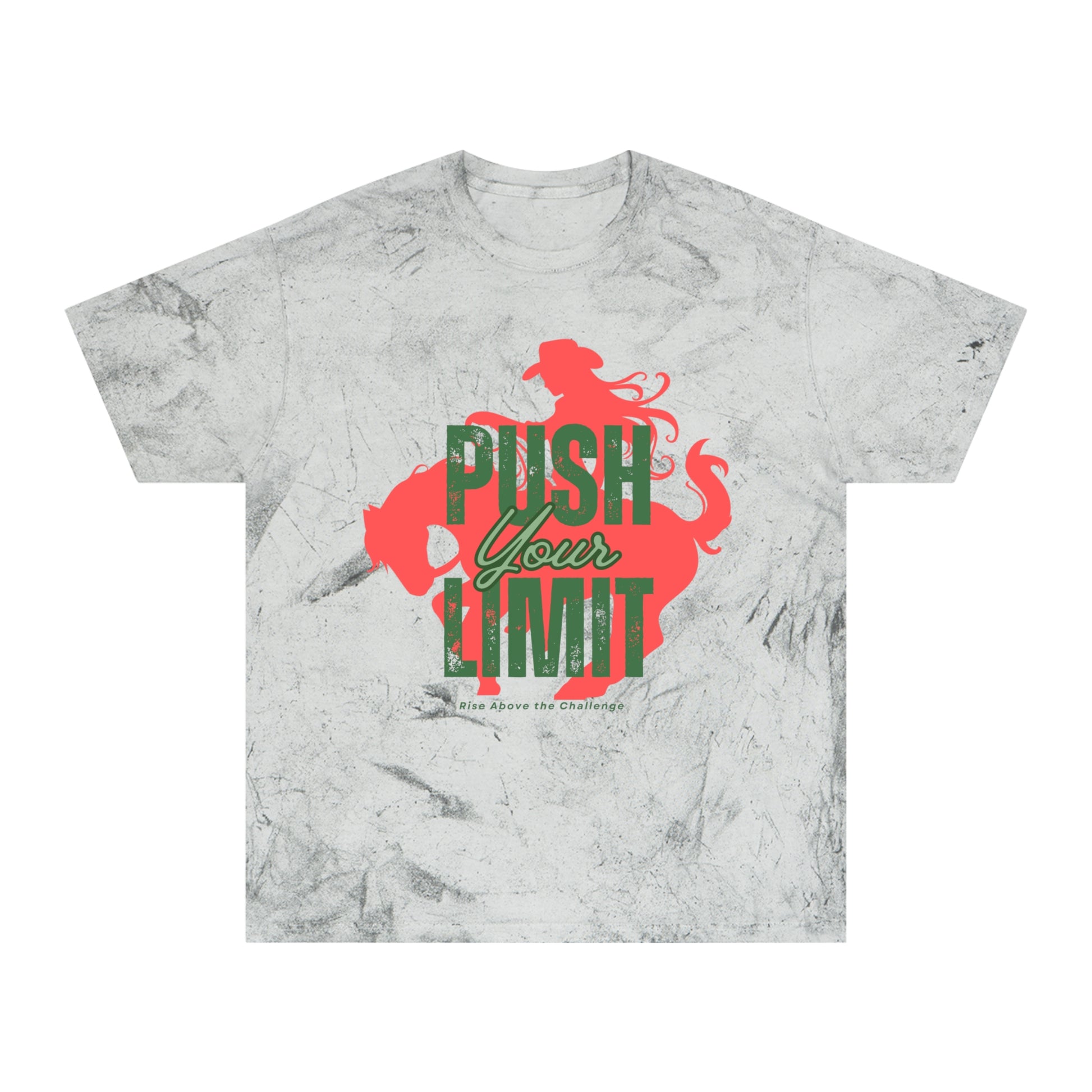 Push Your Limit Color Blast Motivational T-Shirt
