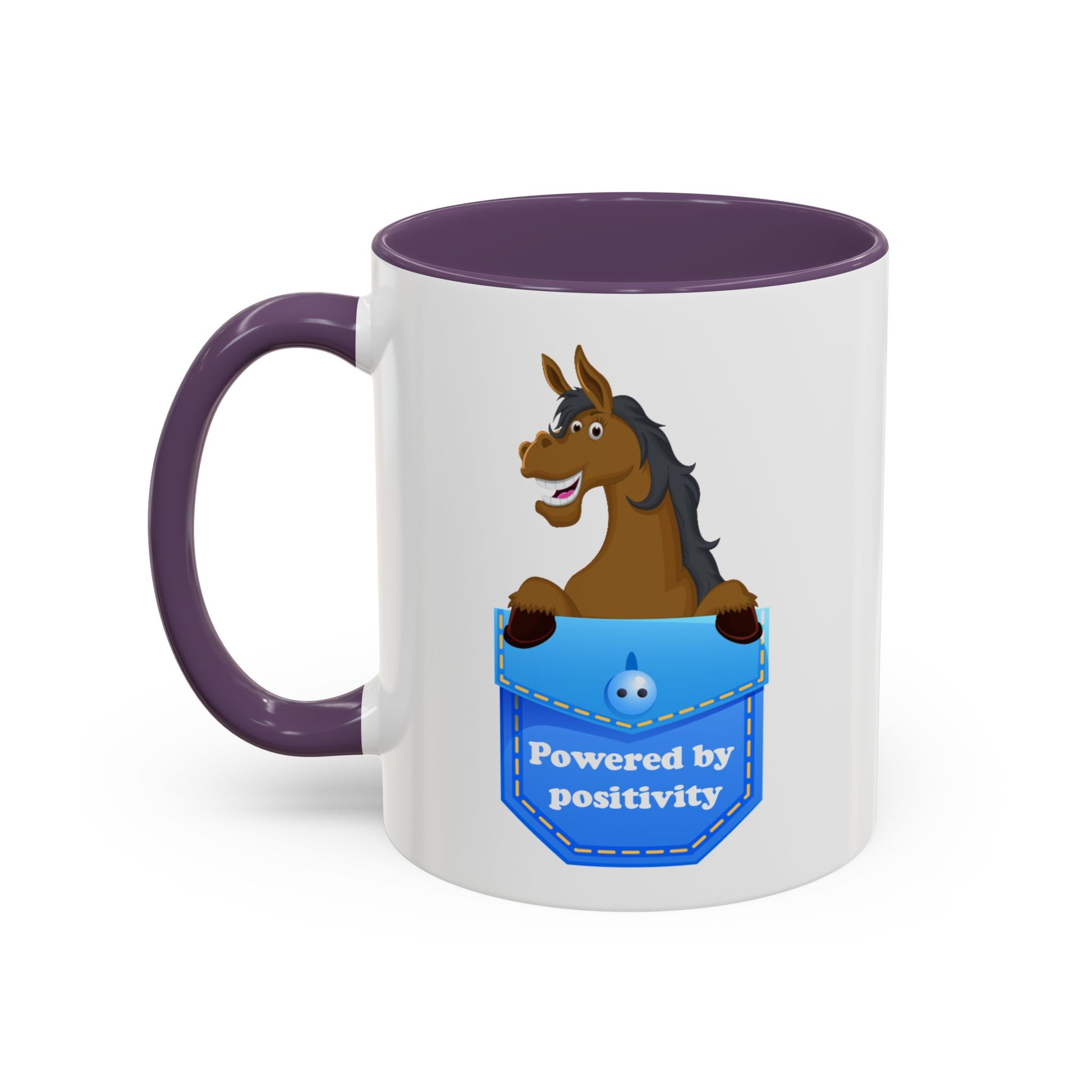 Powered by Positivity Pocket Pony Mug