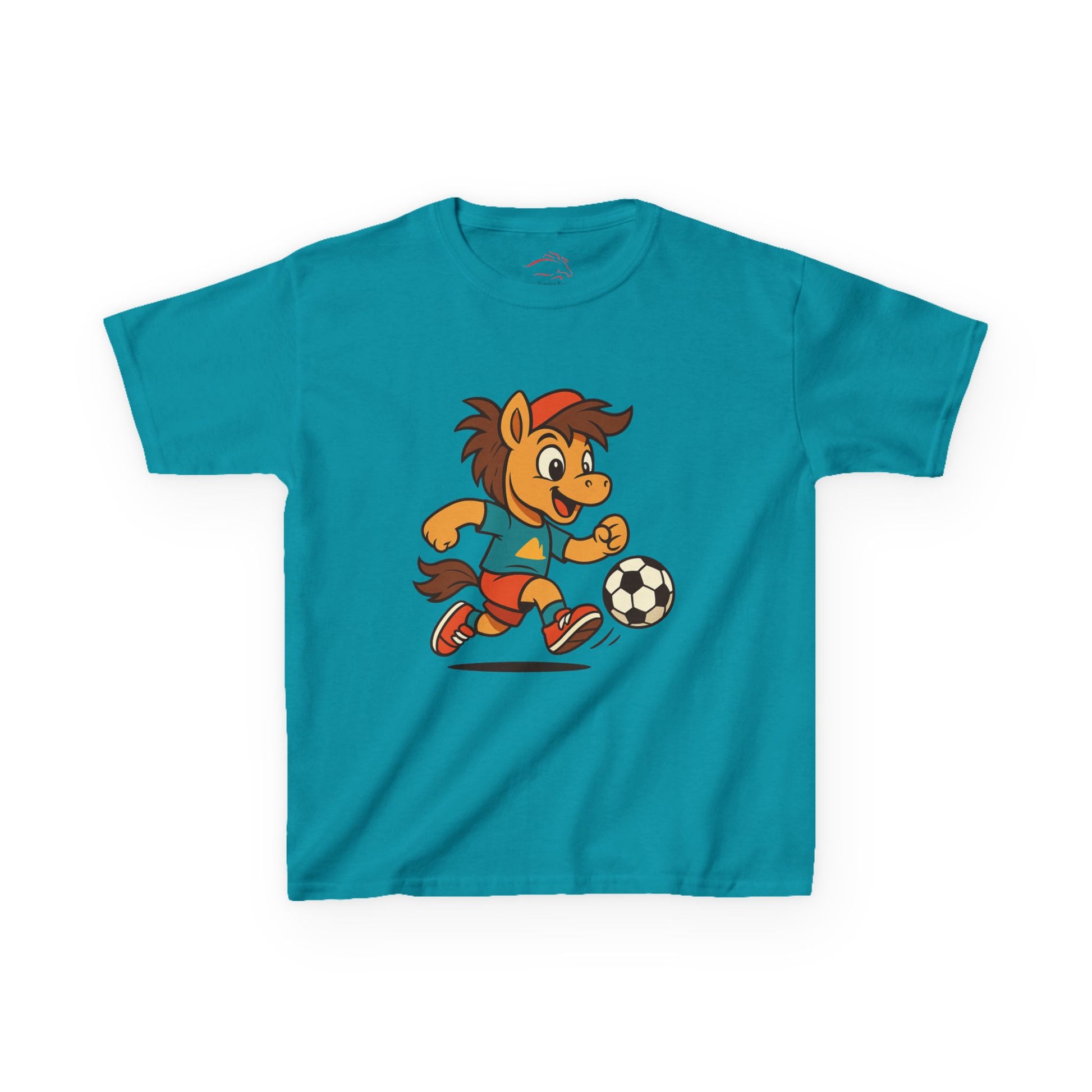 Buck Plays Soccer Tee – Kids Heavy Cotton™ T-Shirt